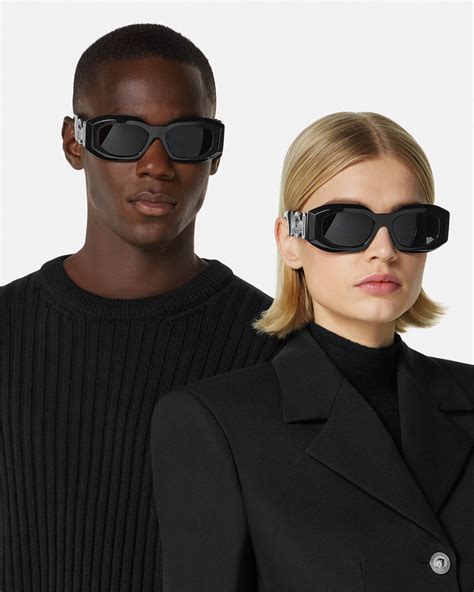 versace medusa sunglasses black|versace sunglasses unisex.